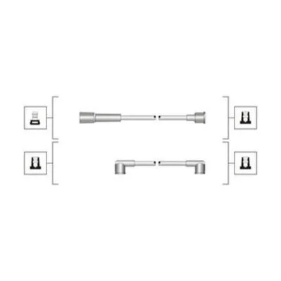 <strong>Комплект високовольтних проводів EQ SEAT 1.2, 1.5 [] MAGNETI MARELLI 941319170106 (фото 1)</strong>