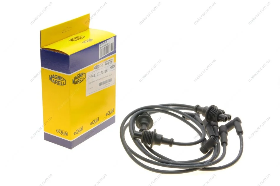 <strong>Комплект ізольованих проводів для свічок запалення MAGNETI MARELLI 941319170118 (фото 1)</strong>
