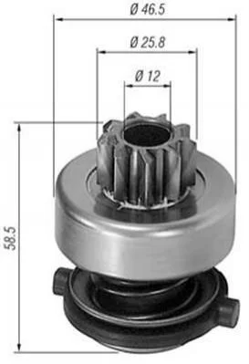 <strong>Бендикс ALFA ROMEO AUDI BMW CITROEN FIAT FORD JEEP LANCIA MERCEDES OPEL PEUGEOT PONTIAC RENAULT [940113020138] MAGNETI MARELLI AMB0138 (фото 1)</strong>