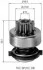 <strong>Бендикс (z=10) FIAT 1,7D OPEL 1,7D RENAULT Safrane 2,2D [940113020191] MAGNETI MARELLI AMB0191 (фото 1)</strong>