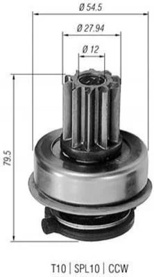 <strong>,Бендикс (z=10) VW T4 1,9/2,5D, Passat 1,6/1,9D [940113020199] MAGNETI MARELLI AMB0199 (фото 1)</strong>
