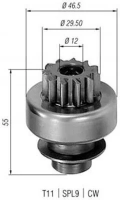 <strong>Бендикс FORD RENAULT [940113020306] MAGNETI MARELLI AMB0306 (фото 1)</strong>