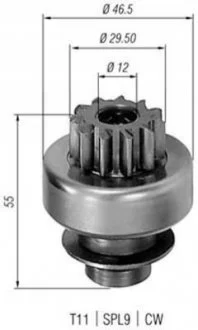 Бендикс FORD RENAULT [940113020306] для MAGNETI MARELLI AMB0306 фото товару