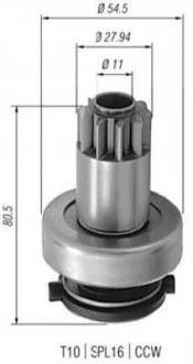 Бендикс (z=10) AUDI 1,9TDI SEAT 1,9TDI SKODA 1,9TDI VW 1,9TDI [940113020308] для MAGNETI MARELLI AMB0308 фото товару