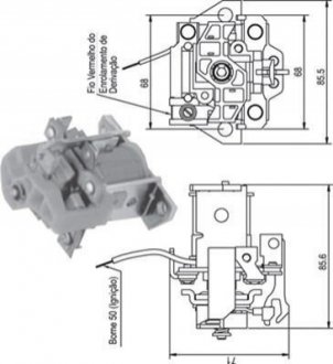 Соленоид FIAT.CUMMINS - BOSCH [940113050336] MAGNETI MARELLI AME0336 фото товару