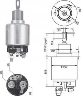 Втягивающее реле стартера FORD 1,4/1,8/2,9 92-96 [940113050344] для MAGNETI MARELLI AME0344 фото товара