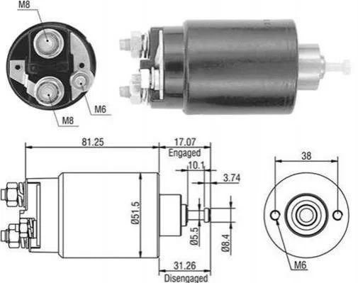 <strong>Соленоид FORD,MAZDA - FORD/ VISTEON [940113050404] MAGNETI MARELLI AME0404 (фото 1)</strong>