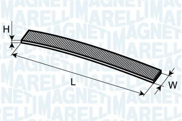 <strong>BMW Фильтр возд. салона 1-serie (E87) 04-, 3-serie(E90) 05- MAGNETI MARELLI BCF208 (фото 1)</strong>