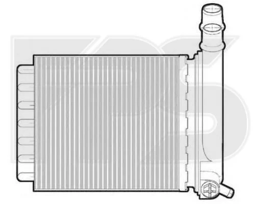 <strong>Радіатор пічки MAGNETI MARELLI FP 26 N53-X (фото 1)</strong>