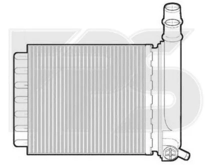 Радіатор пічки для Peugeot, Citroen, Fiat, Opel MAGNETI MARELLI FP 26 N53-X фото товару