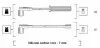 <strong>Комплект высоковольтных проводов DAEWOO LANOS 1400 8V (E-TEC) [941365080931] MAGNETI MARELLI MSK931 (фото 1)</strong>