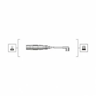 Комплект высоковольтных проводов AUDI A3, VW GOLF IV [941319170025] для MAGNETI MARELLI MSQ0025 фото товара