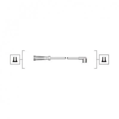 <strong>Комплект высоковольтных проводов UNIWERSALNA RENAULT [941319170041] MAGNETI MARELLI MSQ0041 (фото 1)</strong>