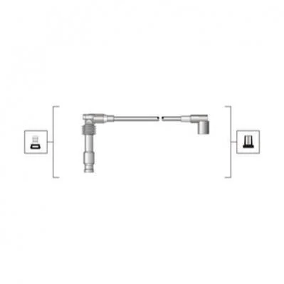 <strong>Высоковольтные провода OPEL OMEGA B, VECTRA, SINTRA MAGNETI MARELLI MSQ0046 (фото 1)</strong>