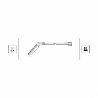 Высоковольтные провода(2шт) AUDI, VOLKSWAGEN PASSAT для Audi, Volkswagen MAGNETI MARELLI MSQ0061 фото товара