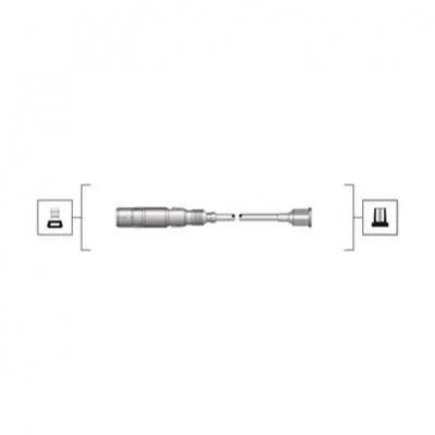 <strong>Высоковольтные провода AUDI 100, A4, A6 V6 MAGNETI MARELLI MSQ0086 (фото 1)</strong>