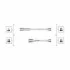 <strong>Комплект высоковольтных проводов EQ LADA [941319170107] MAGNETI MARELLI MSQ0107 (фото 1)</strong>