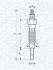 <strong>Свеча накала KIA PREGIO MITSUBISHI LANCER V, GALANT, PAJERO 02- [062900064304] MAGNETI MARELLI UC47A (фото 1)</strong>