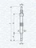 <strong>Свеча накала LAND ROVER DISКрышкаY II, DEFENDER SW [062900067304] MAGNETI MARELLI UC50A (фото 1)</strong>