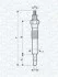 <strong>OPEL Свеча накала ASTRA 1.7DT 91-98 двиг.ISUZU MAGNETI MARELLI UC62A (фото 1)</strong>