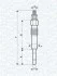 <strong>Свеча накала HONDA, ROVER [062503901304] MAGNETI MARELLI UC8A (фото 1)</strong>