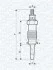 <strong>Свеча накала FORD, HONDA,ISUZU,IVECO [062580704304] MAGNETI MARELLI UX12A (фото 1)</strong>