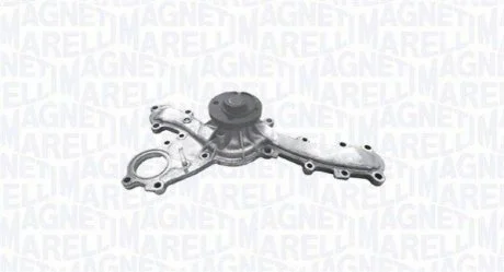 TOYOTA Помпа воды Highlander,Lexus RX 350 3.5 07- для MAGNETI MARELLI WPQ1318 фото товару
