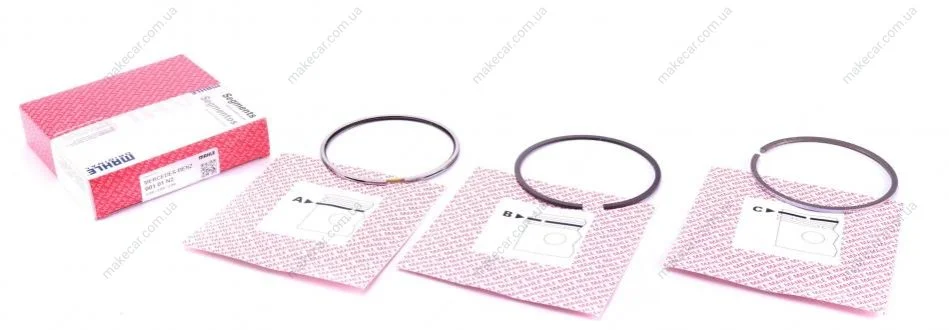 <strong>Комплект кілець поршневих з 3 шт. MAHLE 00101N2 (фото 1)</strong>
