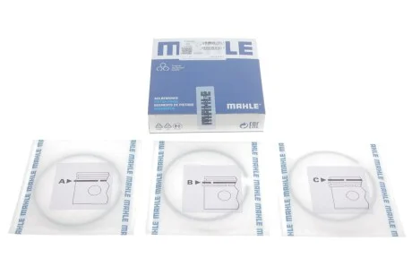 Комплект кілець на поршень для Mercedes MAHLE 001 36 N0 фото товару
