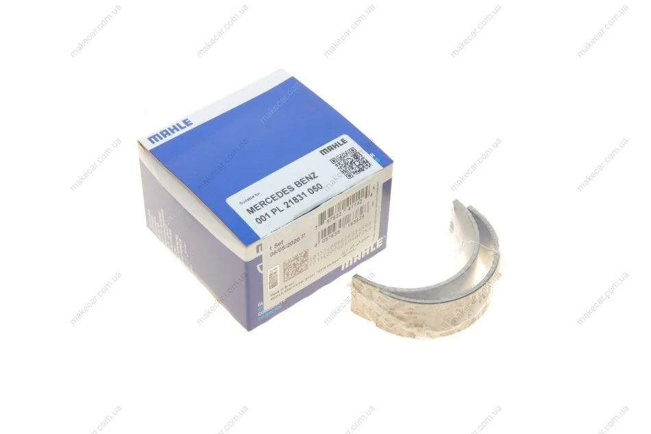 <strong>Вкладиші шатунні (пара) 0,5 PL MB OM651 SPUTTER (4) (вир-во Mahle) MAHLE 001 PL 21831 050 (фото 1)</strong>