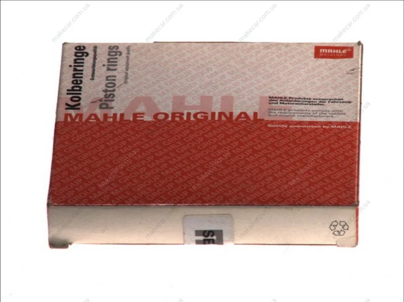 <strong>Кільця поршневі (1cyl) KOMPRESSOREN MAN/MB. D 90.0 (2.5/2.5/4) MAHLE 004 15 N0 (фото 1)</strong>