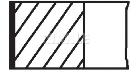 Купить Кільця поршневі MAHLE / KNECHT 009 81 N2 по низкой цене в Украине (фото 1)