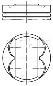 Поршень MAHLE / KNECHT 011 PI 00105 000 фото товара