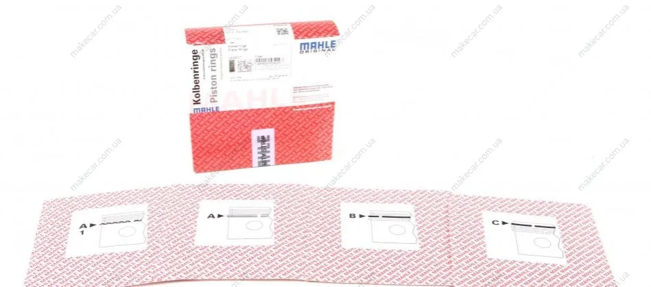 <strong>Комплект колец на поршень MAHLE 01210N0 (фото 1)</strong>