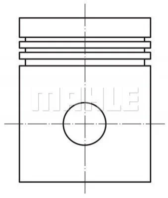 <strong>Поршень Mahle MAHLE 0121202 (фото 1)</strong>