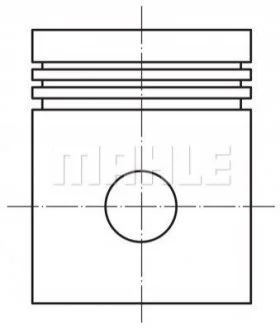 Поршень Mahle для MAHLE 0121202 фото товару