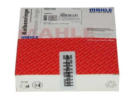 Комплект кілець на поршень для MAHLE 012 21 N0 фото товару