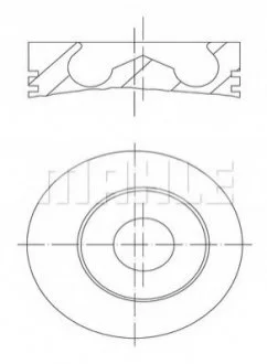 Поршень з кільцями для MAHLE 014 82 01 фото товару