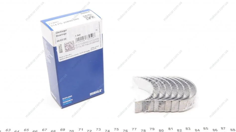 <strong>Вкладиші MAHLE 014 PS 20800 000 (фото 1)</strong>