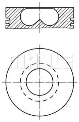 <strong>Поршень MAHLE 015 69 02 (фото 1)</strong>