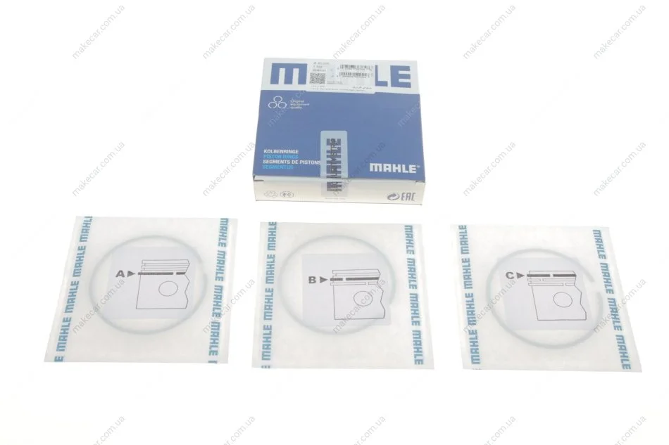 <strong>Комплект кілець на поршень MAHLE 021 93 V0 (фото 1)</strong>