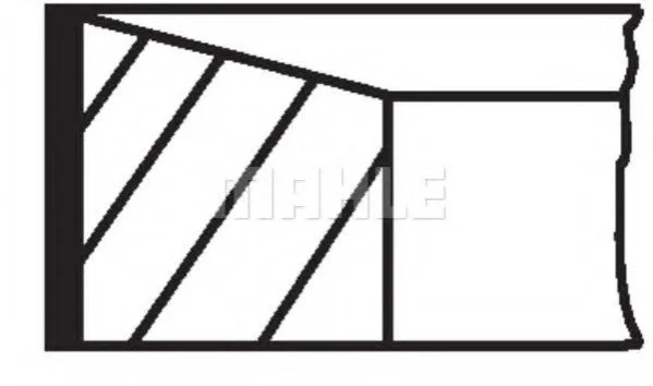 <strong>Комплект поршневих кілець MAHLE 021RS001150N2 (фото 1)</strong>