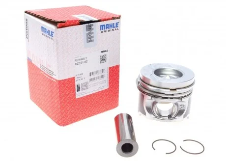 Поршень з кільцями RENAULT 76,50 K9K 1,5TD d26 (вир-во Mahle) для MAHLE 022 01 02 фото товару
