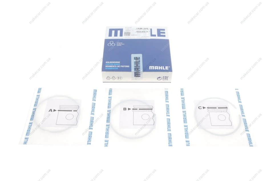 <strong>Комплект кілець на поршень MAHLE 022 01 N0 (фото 1)</strong>