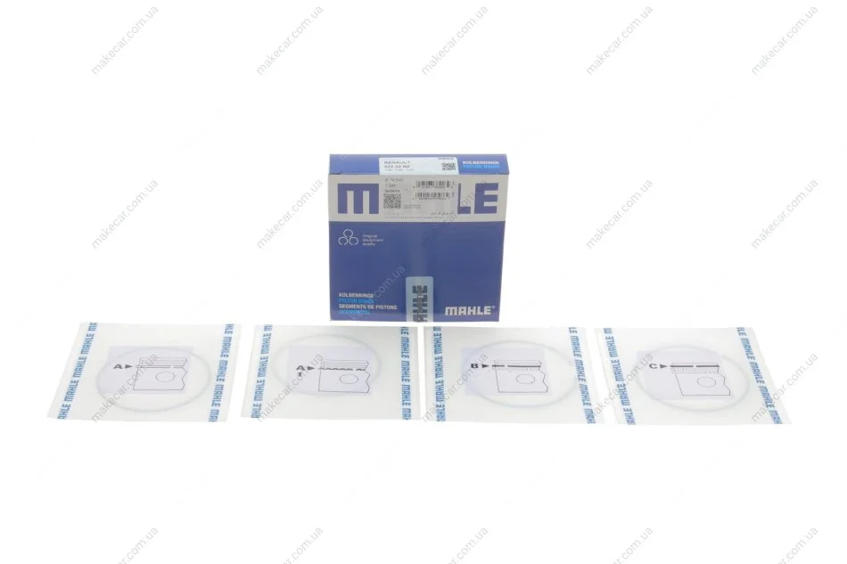 <strong>Комплект кілець на поршень MAHLE 022 02 N0 (фото 1)</strong>