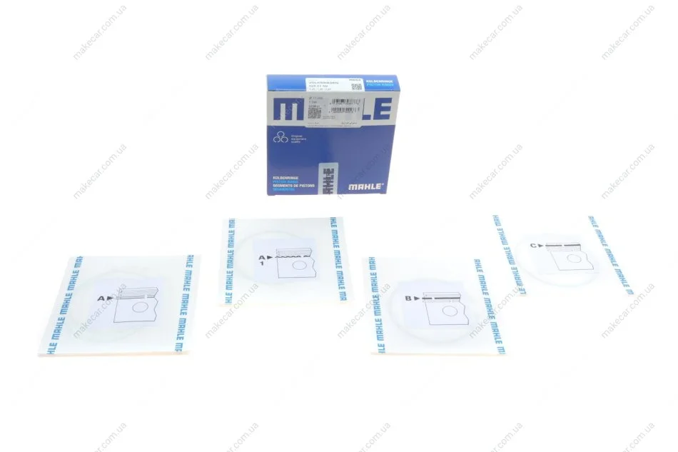 <strong>Комплект кілець на поршень MAHLE 028 01 N2 (фото 1)</strong>