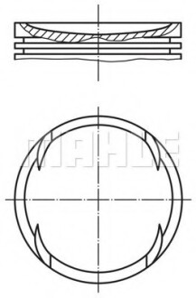 Поршень MAHLE / KNECHT 028 PI 00120 000 фото товара