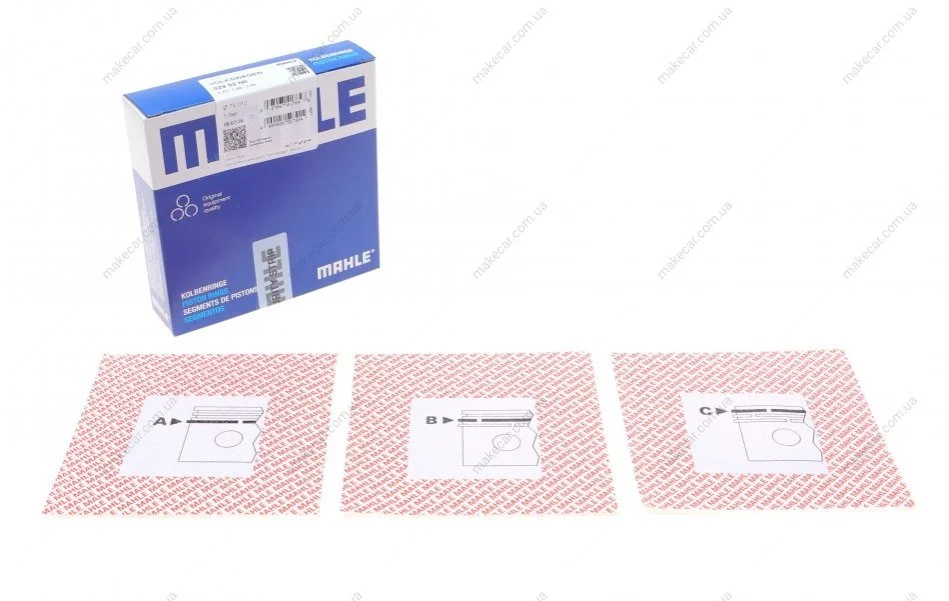 <strong>Комплект кілець на поршень MAHLE 029 52 N0 (фото 1)</strong>