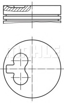 Купить Поршень MAHLE / KNECHT 029 55 02 по низкой цене в Украине (фото 1)