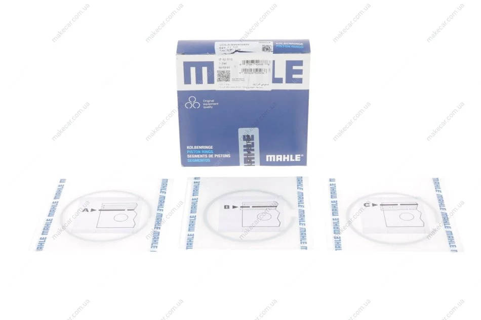 <strong>Комплект кілець на поршень MAHLE 030 31 N0 (фото 1)</strong>